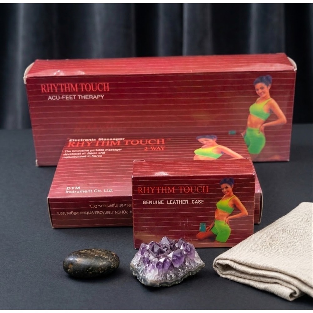 DYM Rhythm Touch 2 Way Electronic Massager Portable Low Frequency Complete Kit